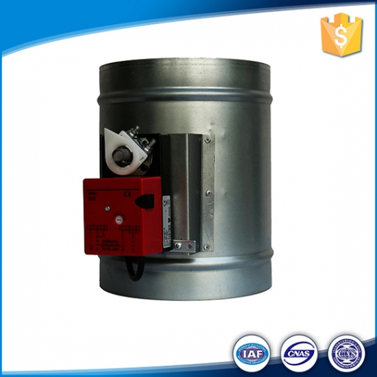 Round Motorized Air duct Damper
